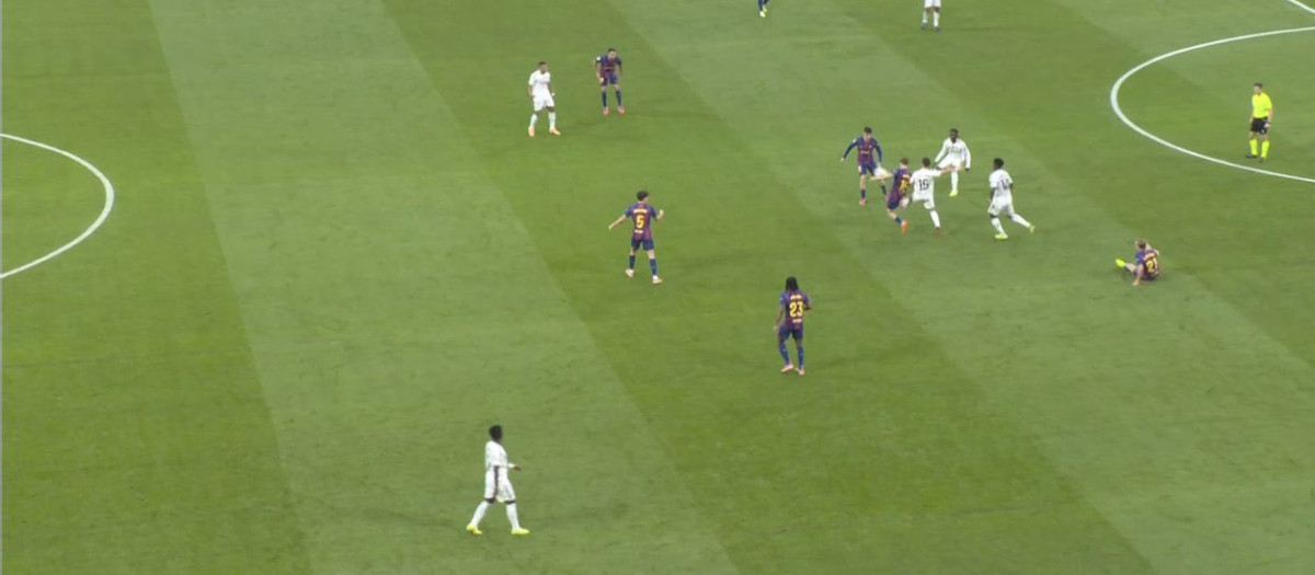 El gol anulado a Mbappé por fuera de juego