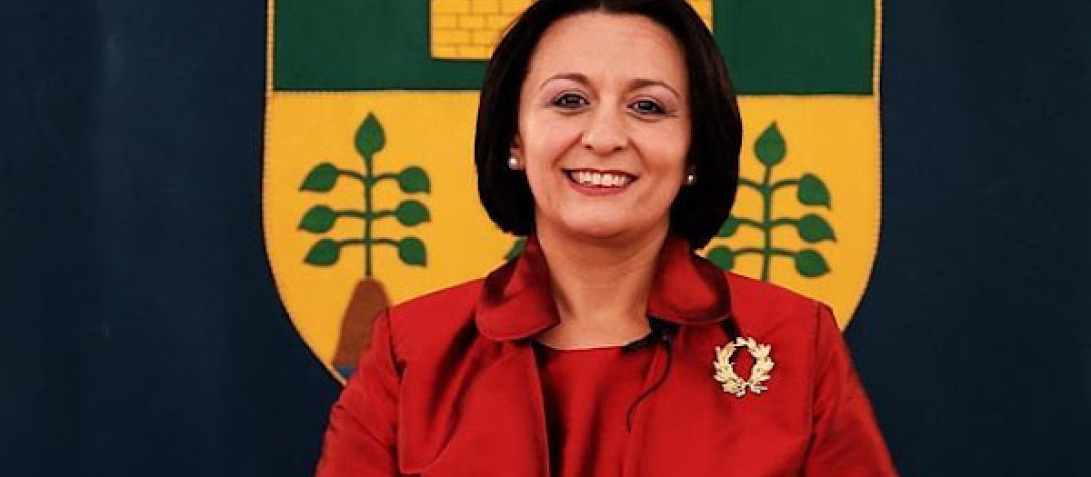 La alcaldesa de Cantoria, Purificación Sánchez