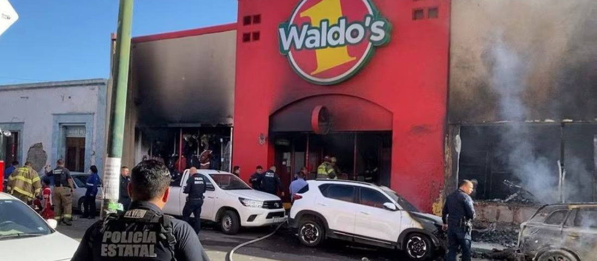 Explosión en un supermercado en México