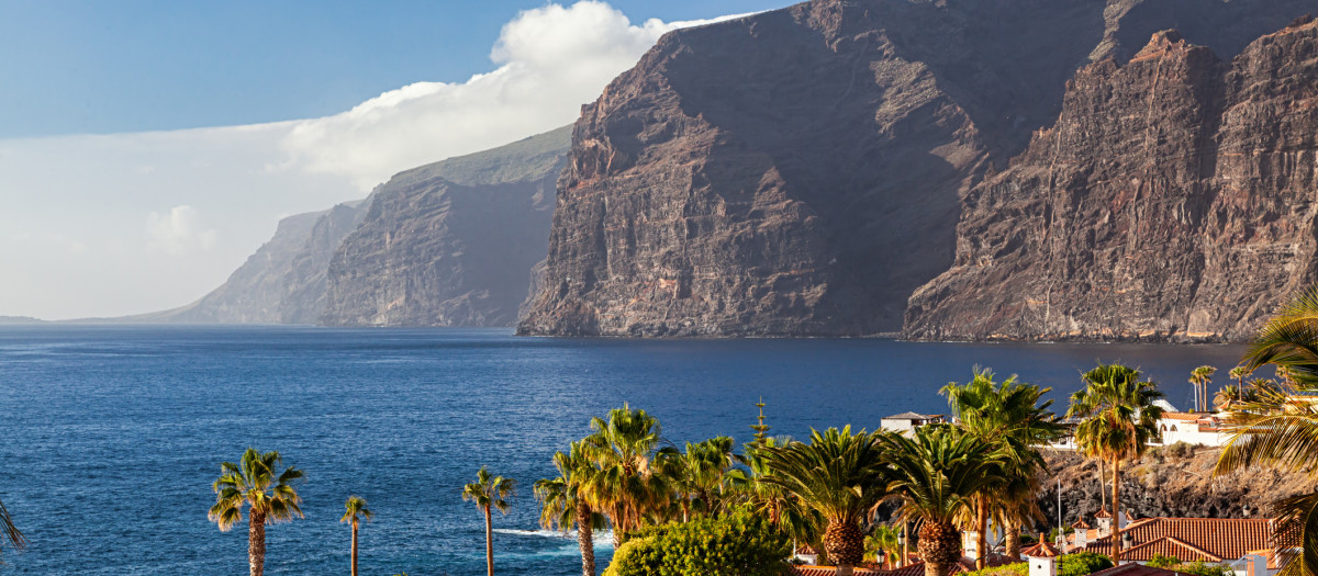 Acantilados de los Gigantes, en la isla de Tenerife