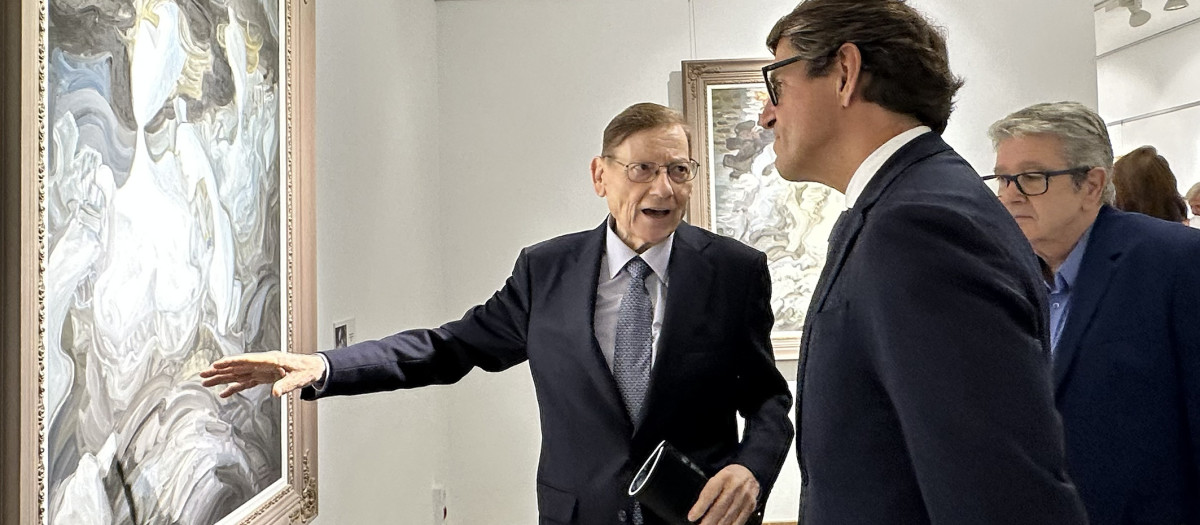 Visita a la exposición de Fernando Soria en el Palacio Provincial