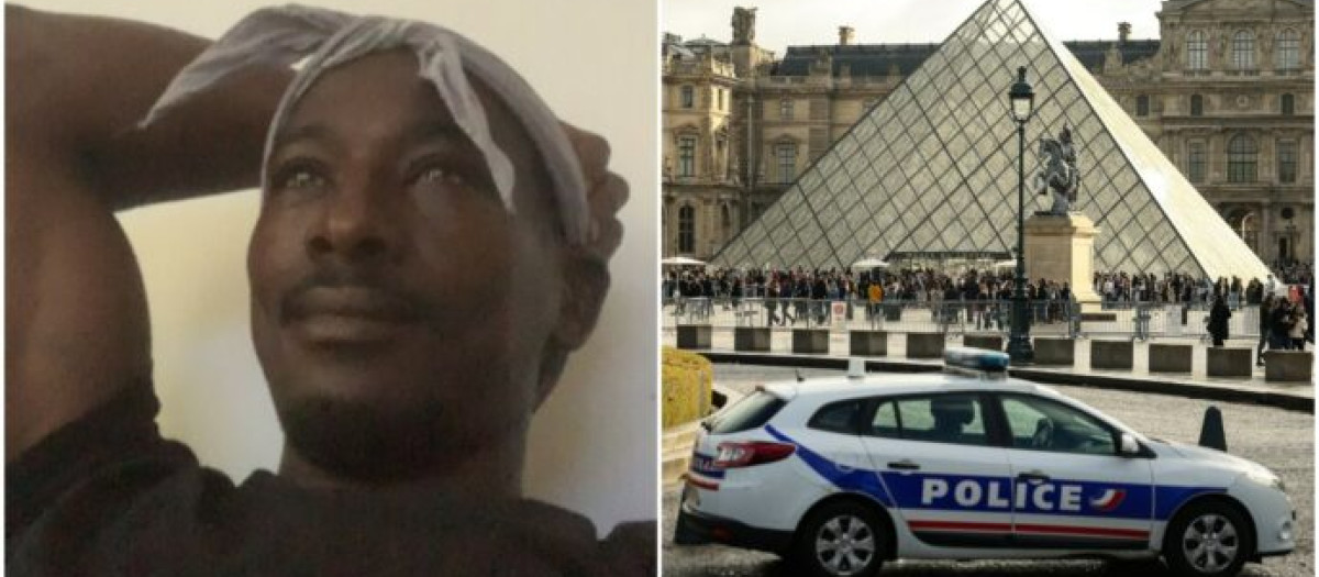 Doudou Cross Bitume, el ex youtuber sospechoso de robar en el Louvre