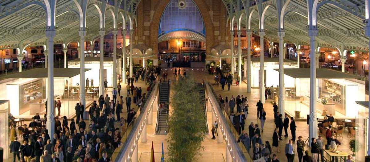 Imagen de archivo de la Feria del Caval de Valencia en el Mercado de Colón