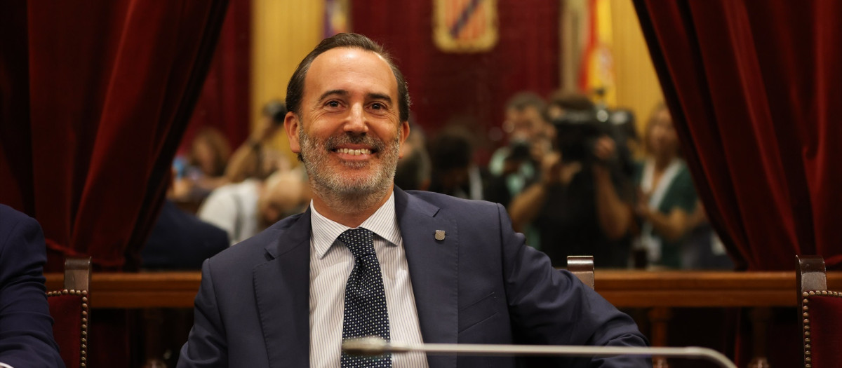 El presidente del Parlamento balear y presidente de Vox en Baleares, Gabriel Le Senne