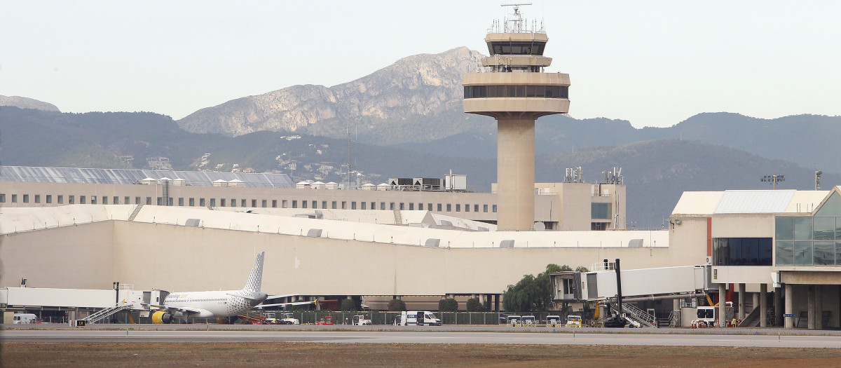 Vista general del aeropuerto de Palma