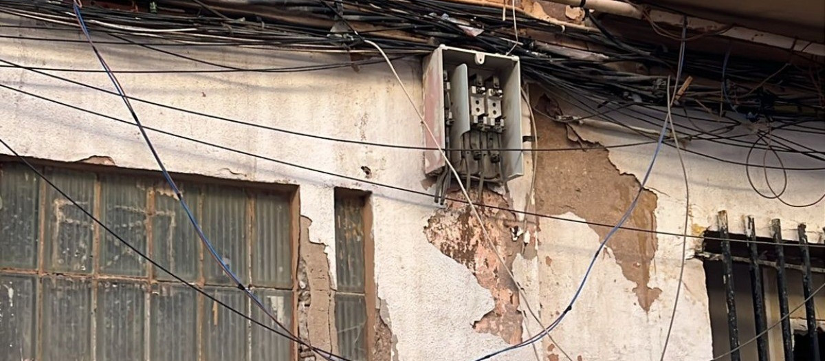 Enganches ilegales detectados por la Policía Local de Valencia