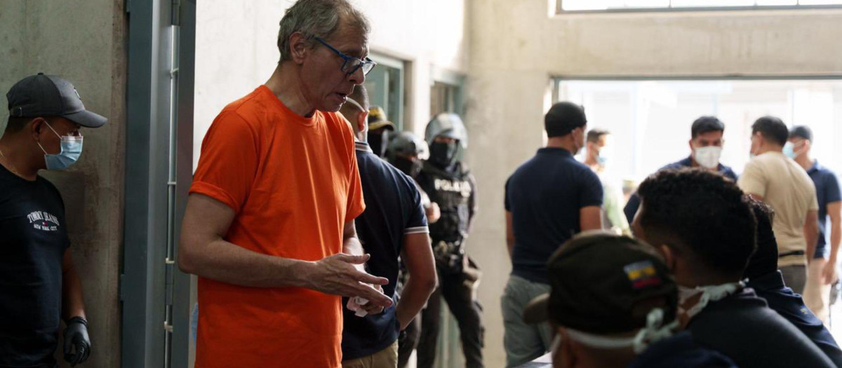 El exvicepresidente correísta Jorge Glas, primer rostro del nuevo modelo penitenciario de Daniel Noboa en Ecuador