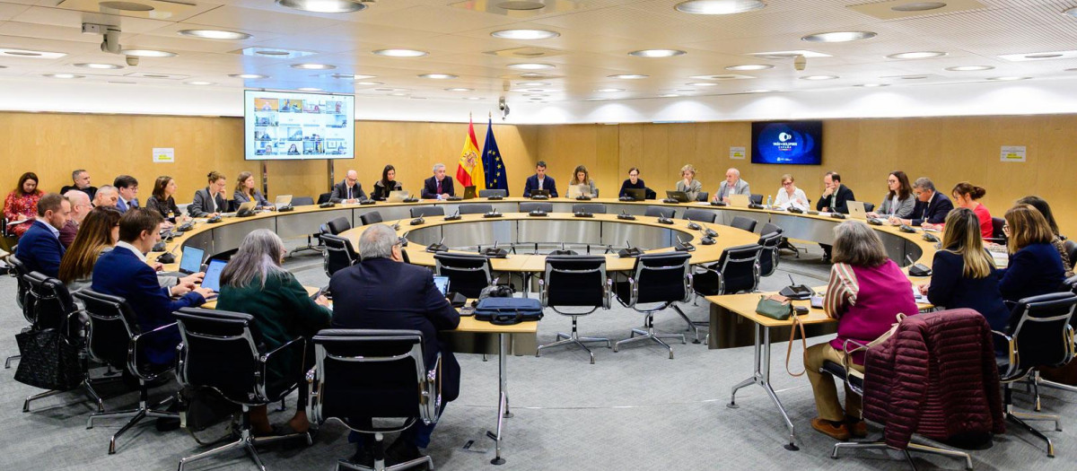 Segunda reunión de la Comisión Interministerial para el Trío de Eclipses, que ha tenido lugar este martes
