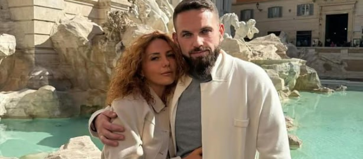 Roman Novak, junto a su mujer Anna