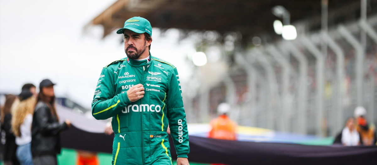ALONSO Fernando (spa), Aston Martin F1 Team AMR25, portrait during the 2025 Formula 1 Grande Premio de Sao Paulo, 2025 Sao Paulo Grand Prix, 21th round of the 2025 FIA Formula One World Championship from November 7 to 9, 2025 on the Interlagos, in Sao Paulo, Brazil - Photo Antonin Vincent / DPPI

ANTONIN VINCENT / DPPI / AFP7 / Europa Press
09/11/2025 ONLY FOR USE IN SPAIN