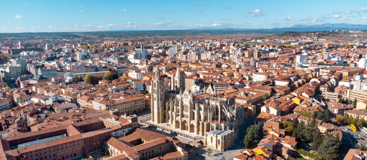 Vista aérea de León