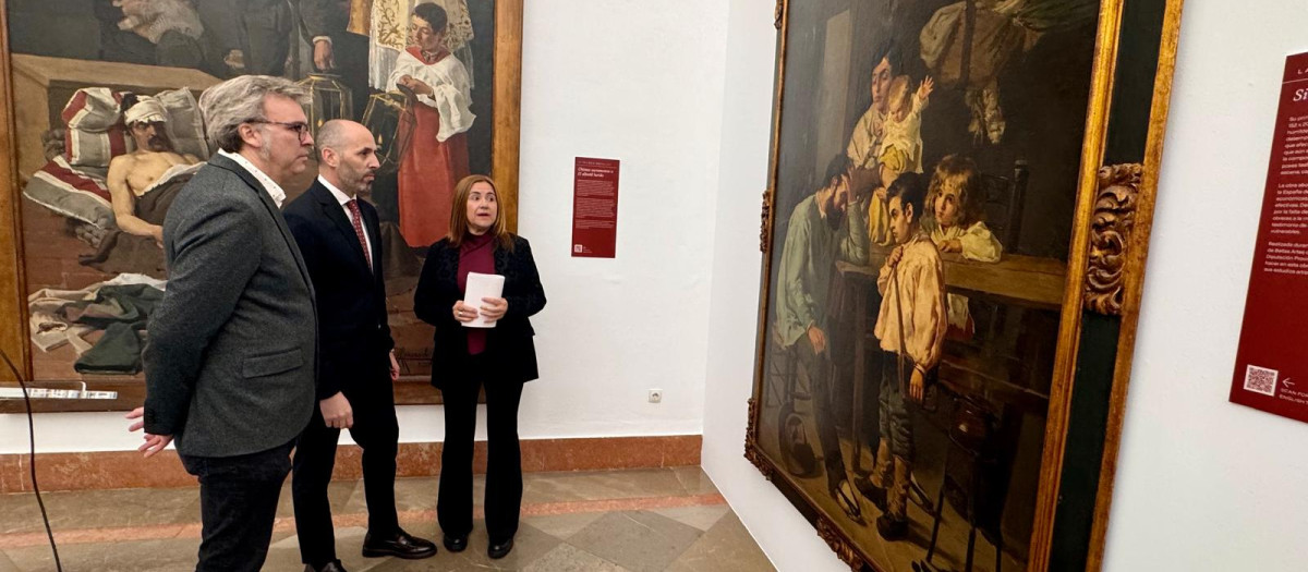 Inauguración de la muestra de Rafael Romero de Torres en el Museo de Bellas Artes de Córdoba