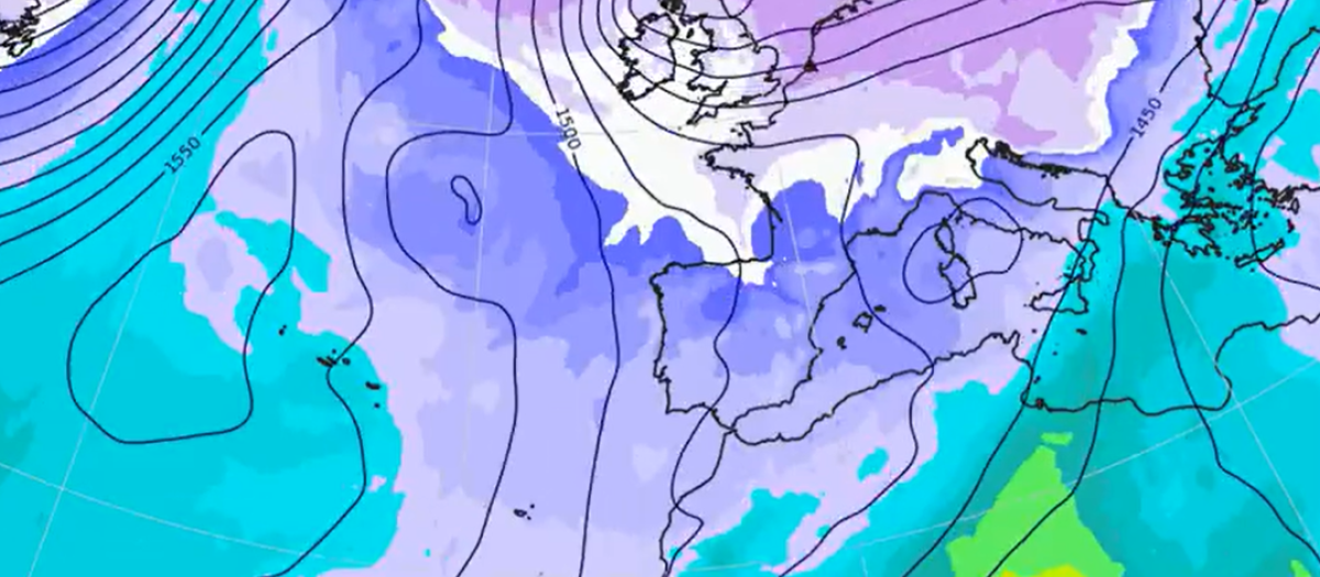 Llegada de una masa de frío polar a la Península