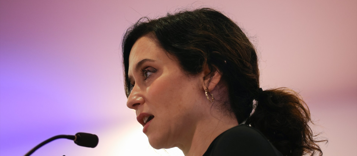 La presidenta de la Comunidad de Madrid, Isabel Díaz Ayuso