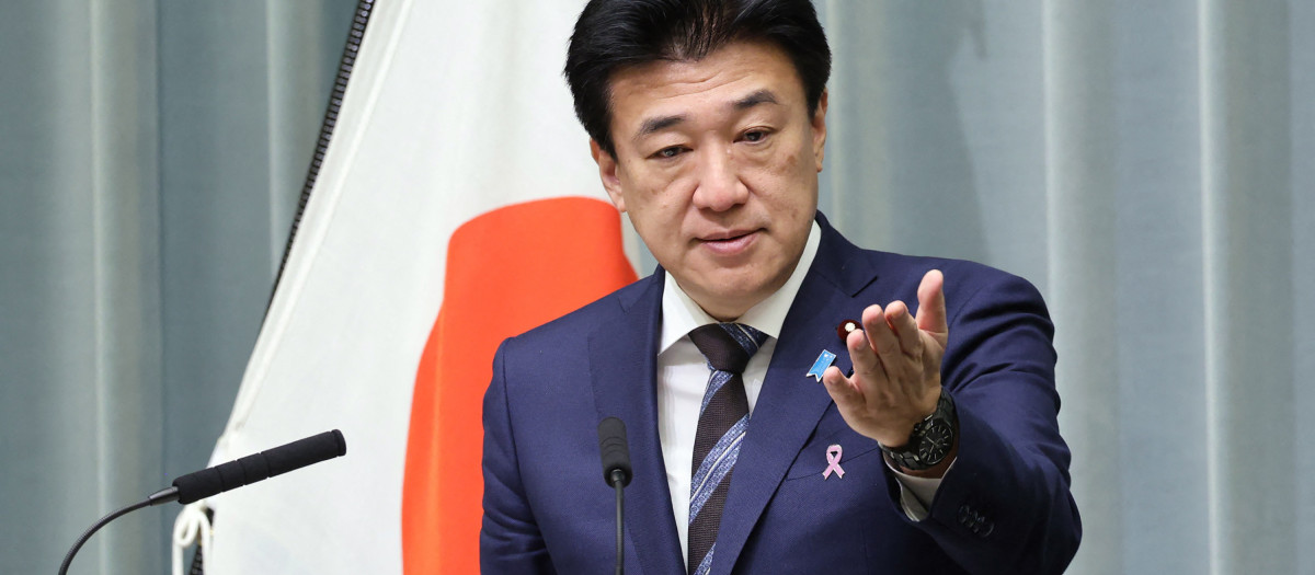 Minoru Kihara, portavoz del Gobierno japonés de la primer ministra Sanae Takaichi