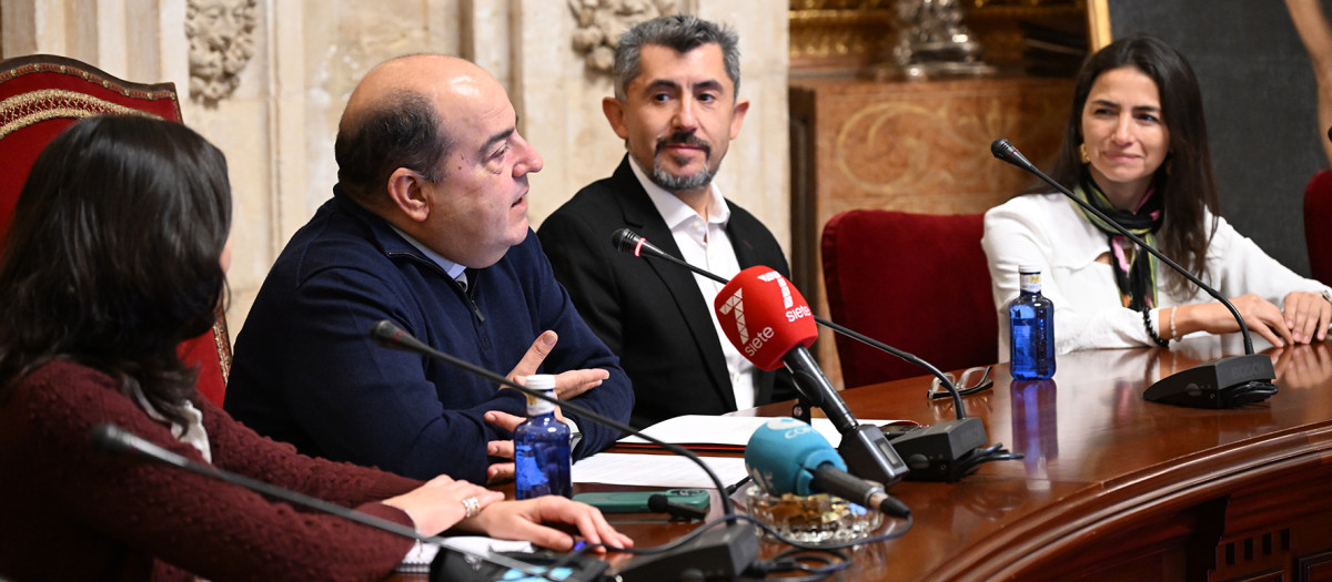 Carmen de Prado, José Juan Jiménez Güeto, David González y Claudia Astudillo
