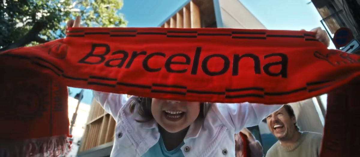 Fotograma del anuncio de la campaña institucional 'Fem la Barcelona de la teva vida'