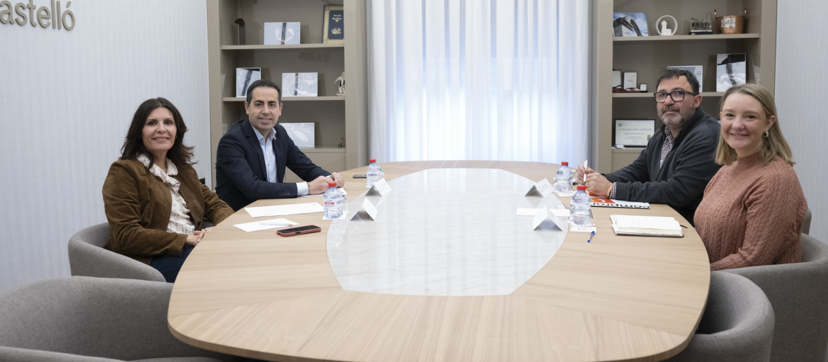 Reunión del Gobierno provincial de Castellón con Compromís