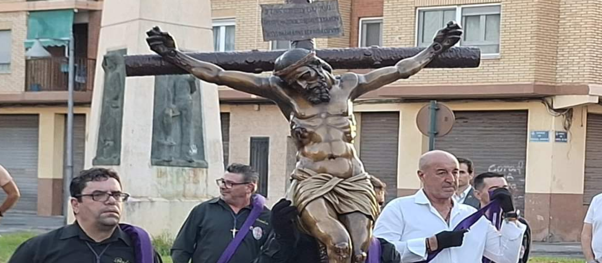 Imagen de archivo del Cristo de la Concordia de Valencia.