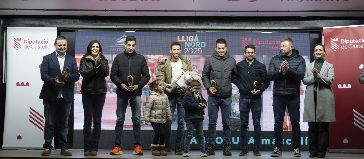 Imagen del acto de entrega de trofeos de la Lliga Castelló Nord