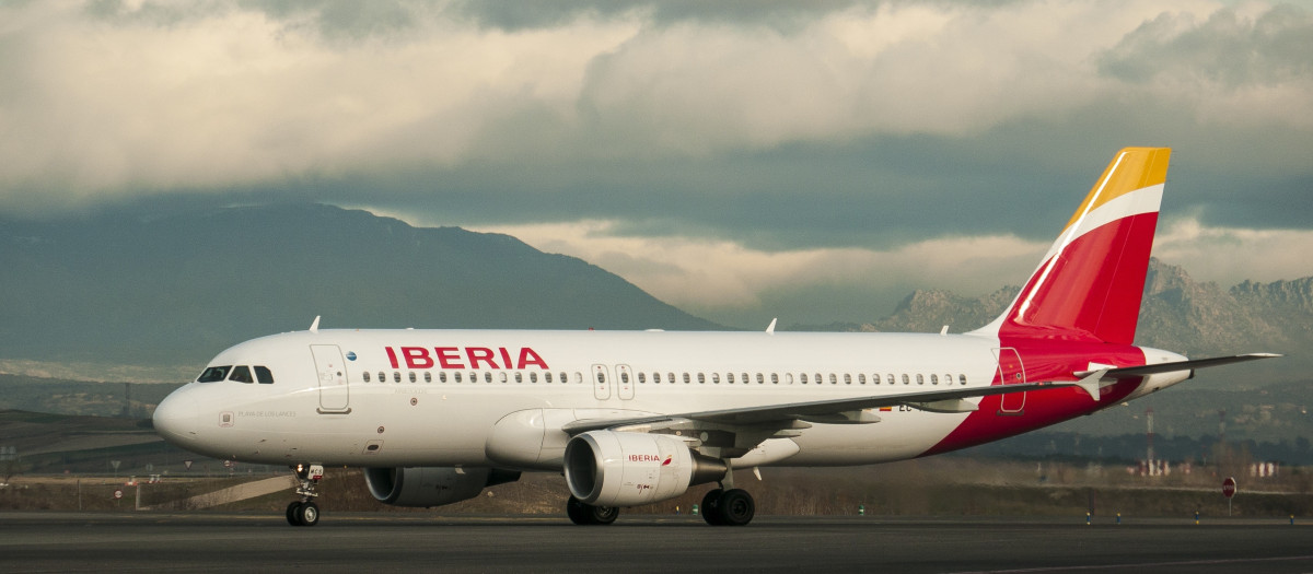 Avión de Iberia.