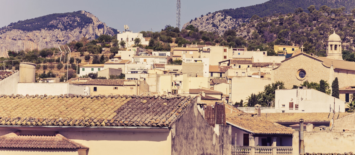 Imagen del pueblo de Lloseta (Mallorca)