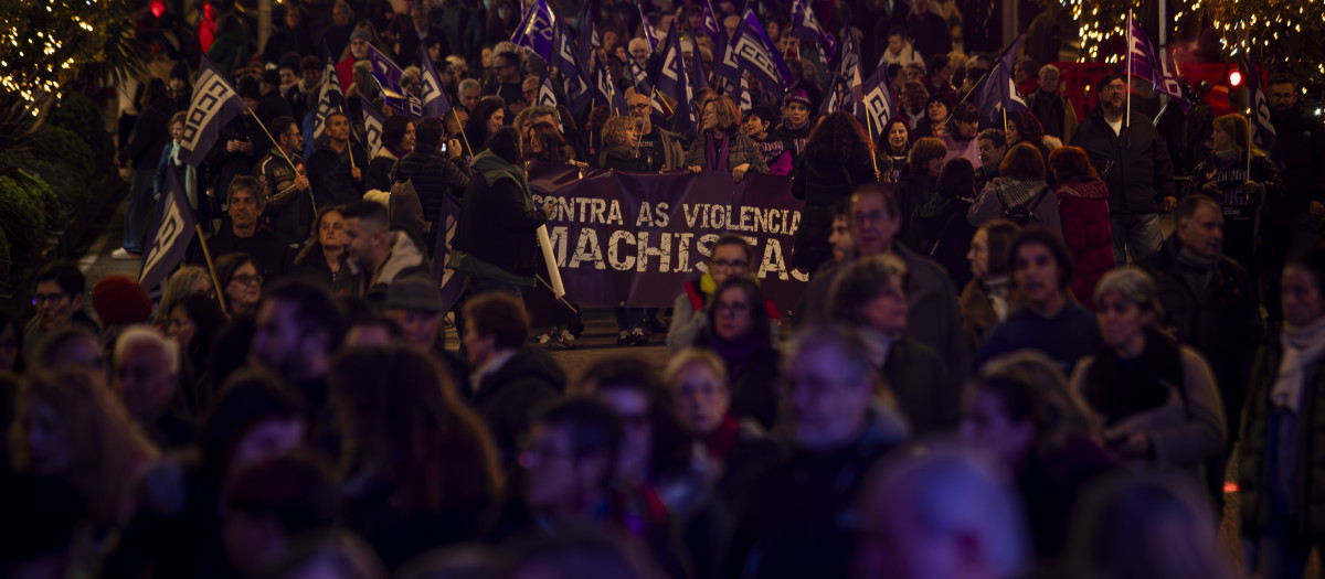 Imagen de la marcha realizada en Vigo.

ADRIAN IRAGO-EUROPA PRESS
25/11/2025