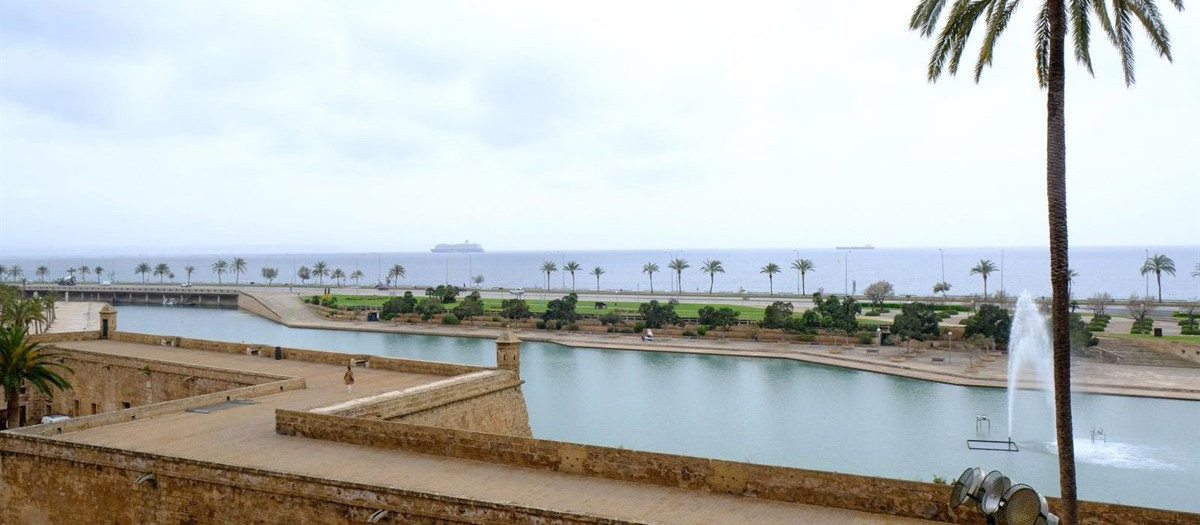 El Parque de la Mar frente al Paseo Marítimo en Mallorca