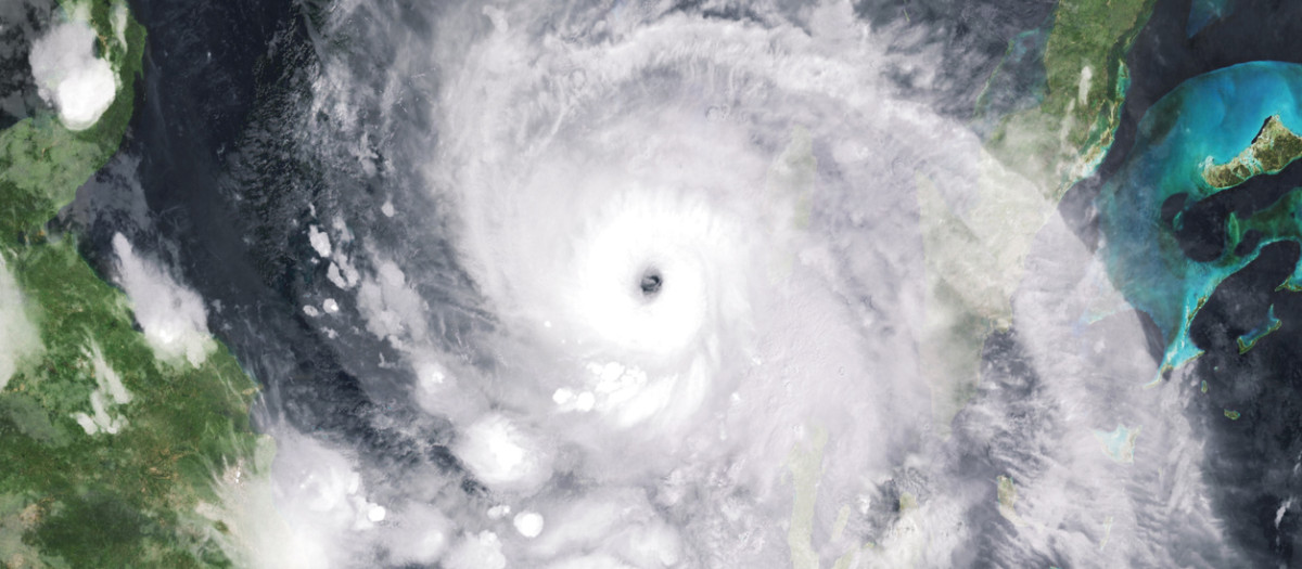 Huracán Melissa visto desde satélite