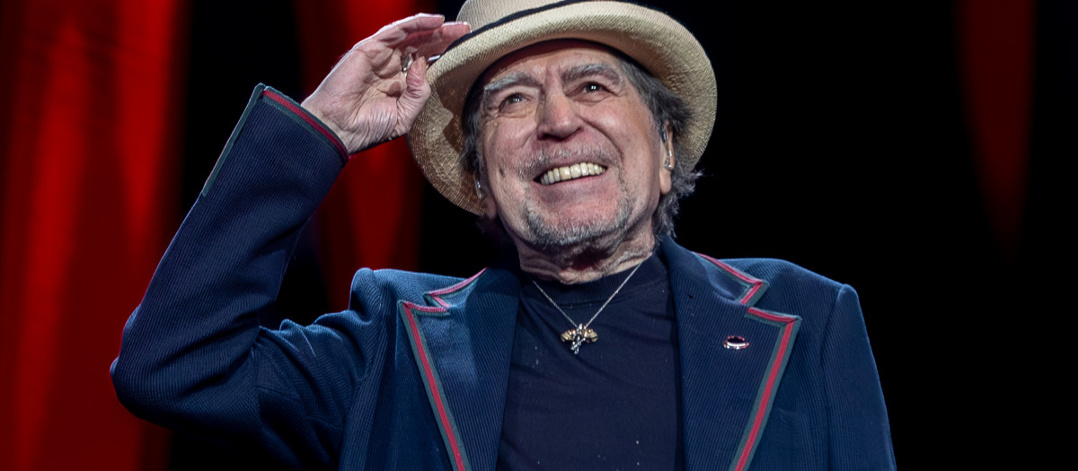 Joaquín Sabina en su último concierto en Sabina