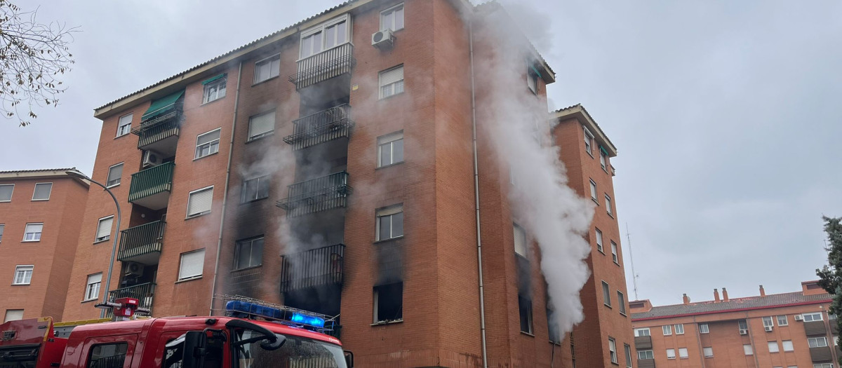 Incendio en Toledo