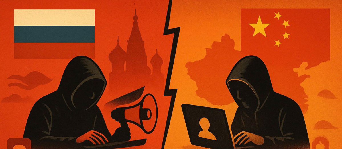 Rusia y China han desarrollado estrategias de manipulación informativa cada vez más complejas, capaces de influir en audiencias masivas