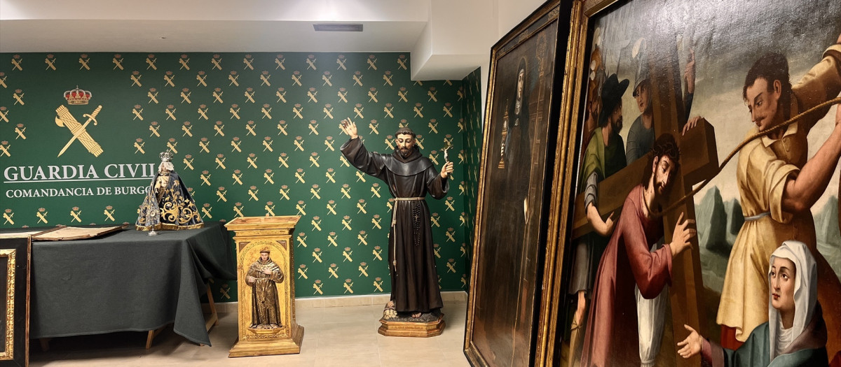 Recuperadas de Orduña 30 piezas del monasterio de Belorado que las cistmáticas pretendían vender