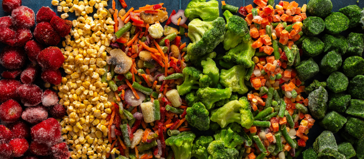 Verduras congeladas