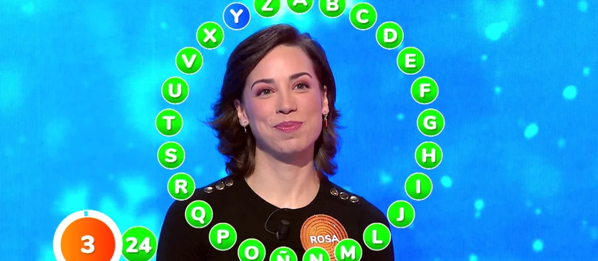 Rosa Rodríguez, en El Rosco donde podría ganar el bote de Pasapalabra