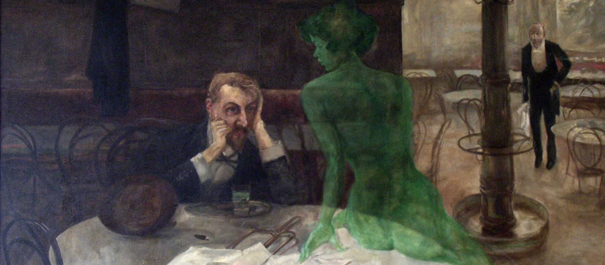 El bebedor de absenta. Viktor Oliva (1901)