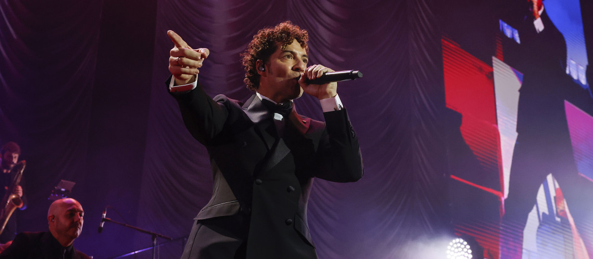 Imagen del concierto de David Bisbal en el Roig Arena