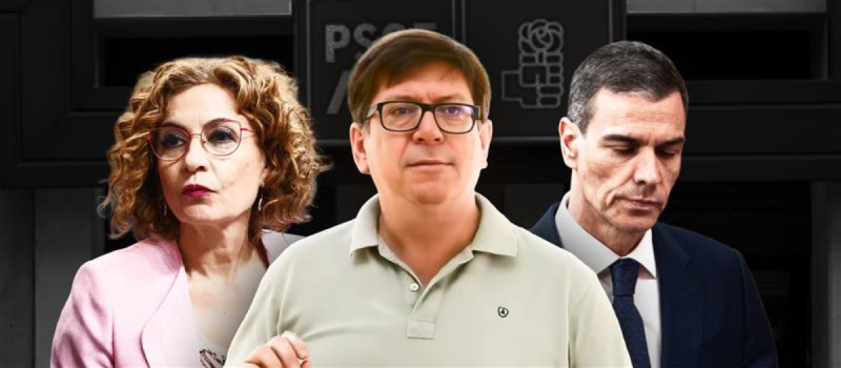María Jesús Montero, Francisco Salazar y Pedro Sánchez