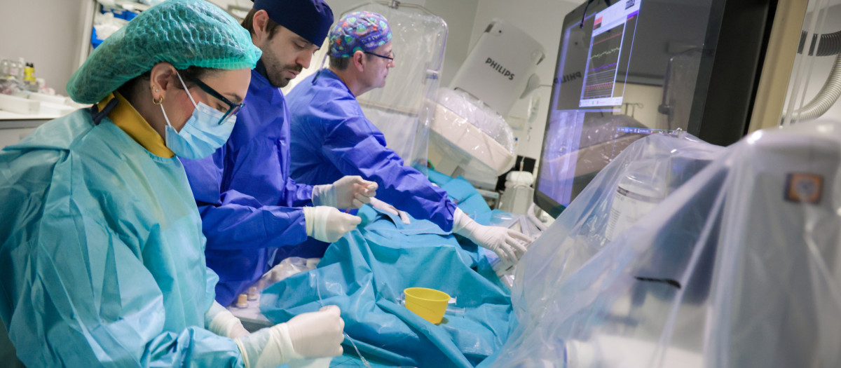 Intervención quirúrgica en el Hospital La Fe de Valencia