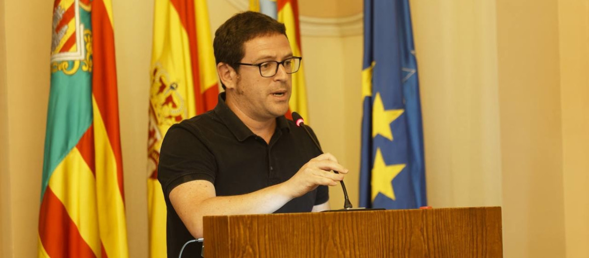 Imagen del portavoz de Compromís en el Ayuntamiento de Castellón, Ignasi García