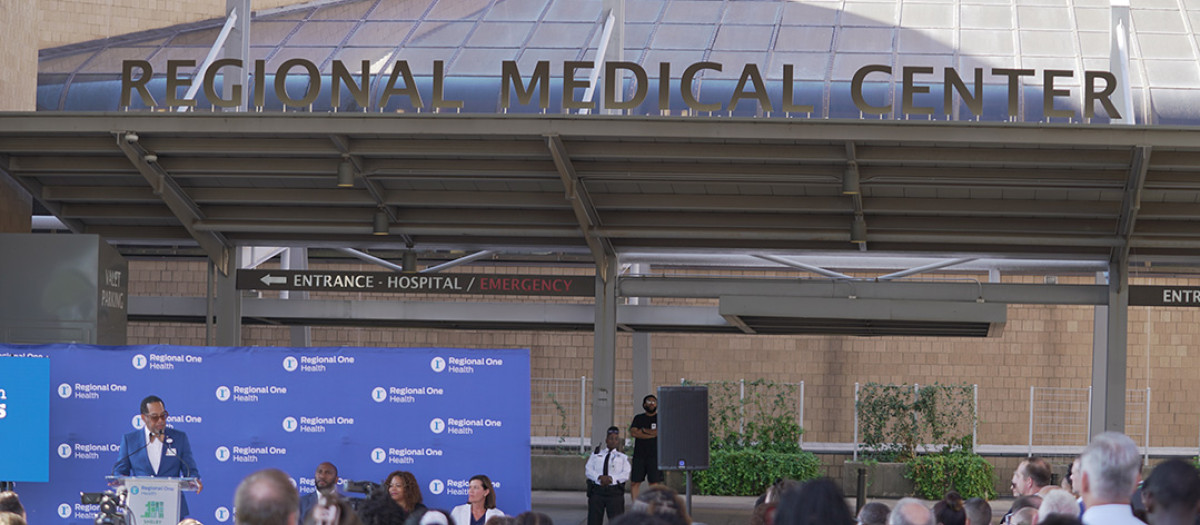 Campus hospitalario en Memphis (Tennessee, Estados Unidos)