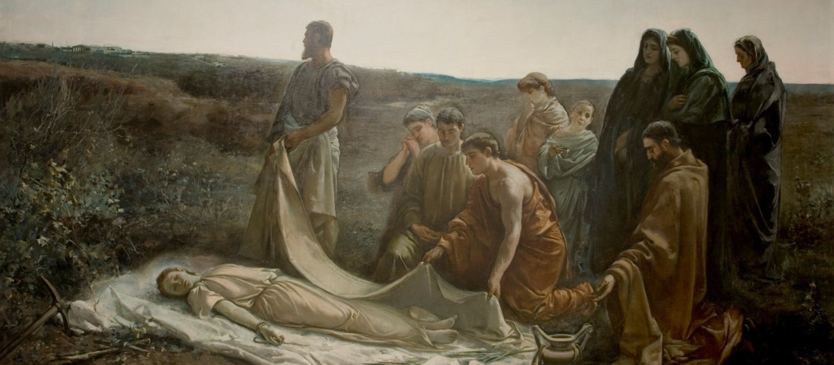 Entierro de Santa Leocadia de Cecilio Pla