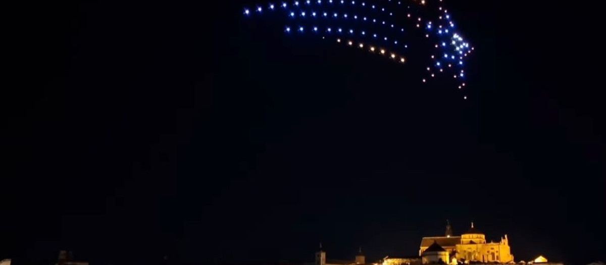 Espectáculo de drones del pasado año 2024