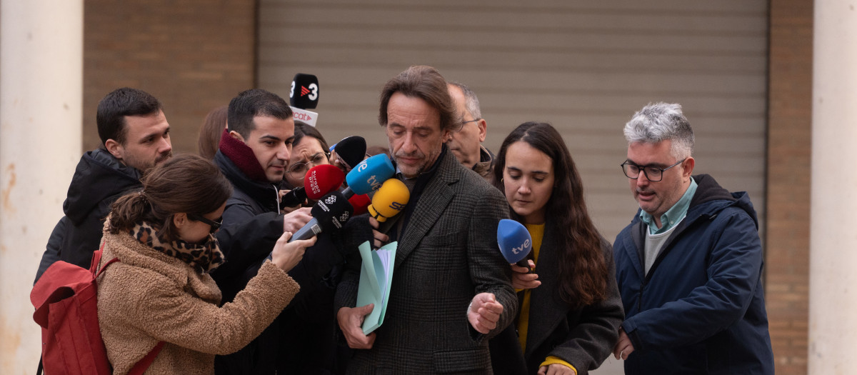 Imagen de José Manuel Cuenca tomada este viernes a su llegada a los Juzgados de Catarroja