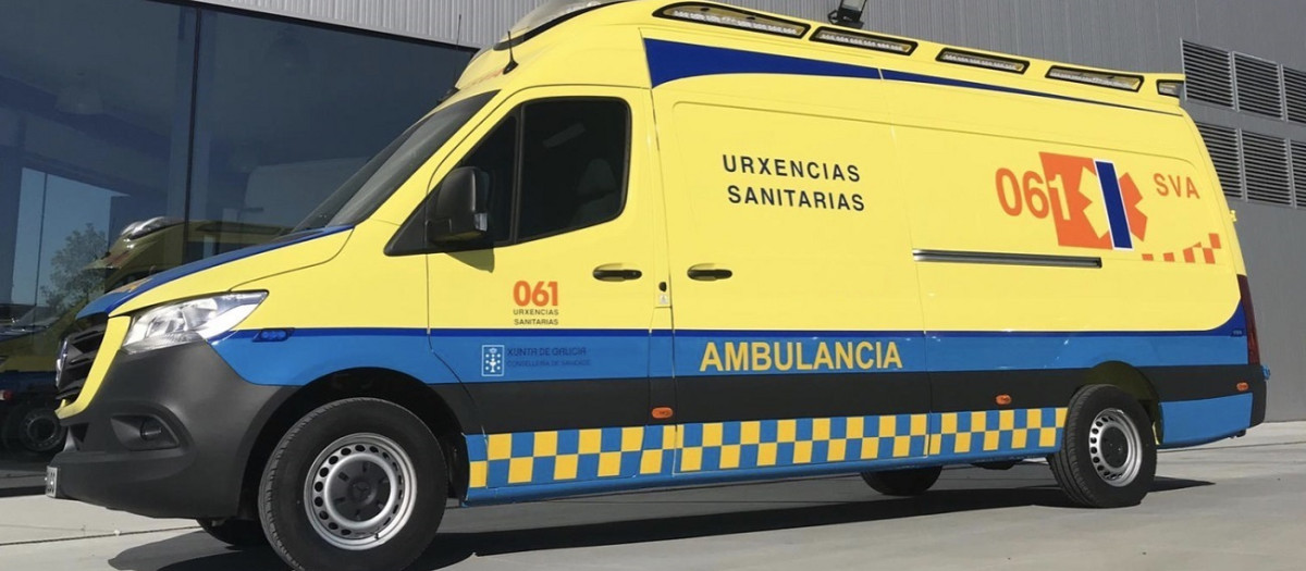 (Foto de ARCHIVO)
Ambulancia del 061 Galicia.

REMITIDA / HANDOUT por 061 GALICIA
Fotografía remitida a medios de comunicación exclusivamente para ilustrar la noticia a la que hace referencia la imagen, y citando la procedencia de la imagen en la firma
19/5/2025