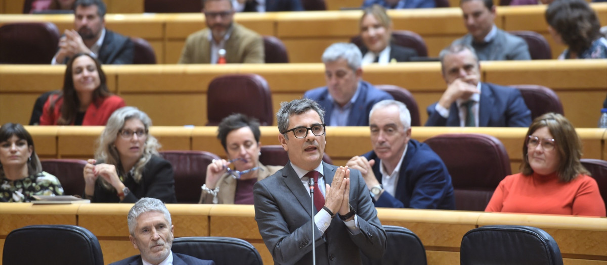 El ministro de la Presidencia, Justicia y Relaciones con las Cortes, Félix Bolaños