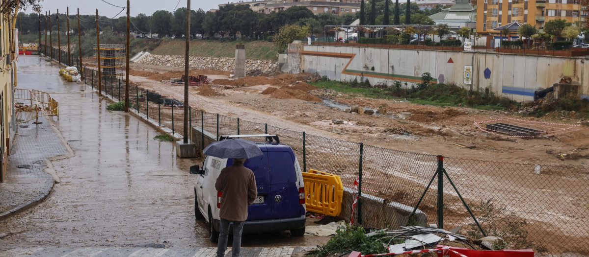 Imagen del barranco del Poyo a su paso por la localidad valenciana de Picaña