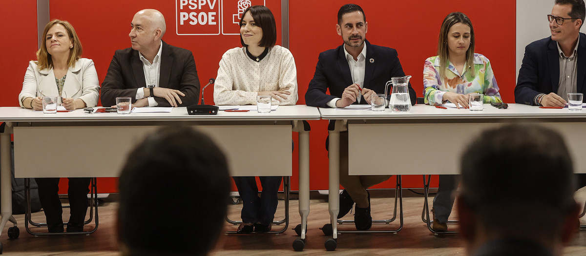 Imagen de archivo de una reunión de la Ejecutiva del PSOE valenciano