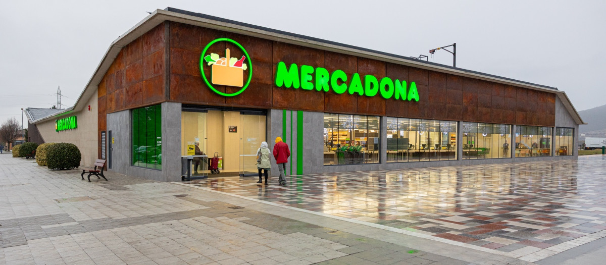 Imagen de un supermercado de Mercadona