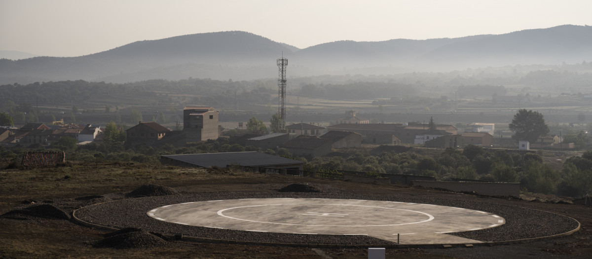Imagen de una de las nuevas helisuperficies de Castellón.